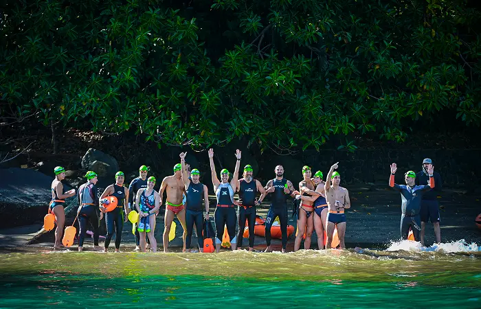 Foto nadadores, Ilha Bela - Praias do Sul 2